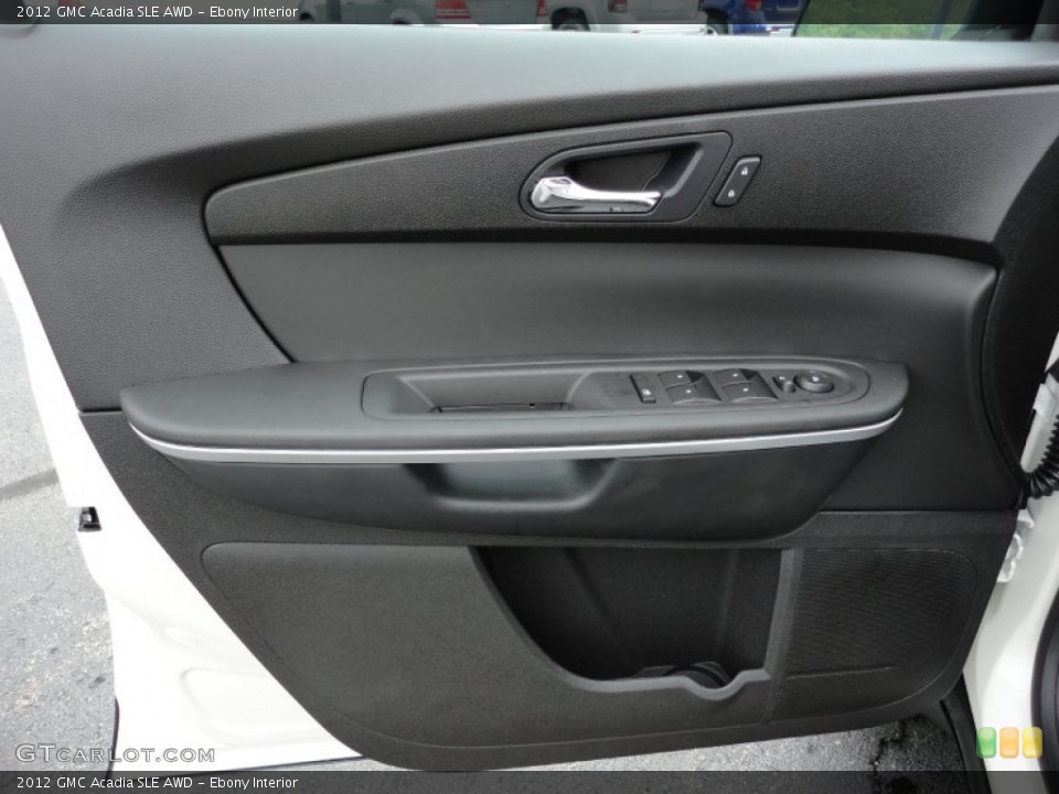 Ebony Interior Door Panel for the 2012 GMC Acadia SLE AWD #53849841