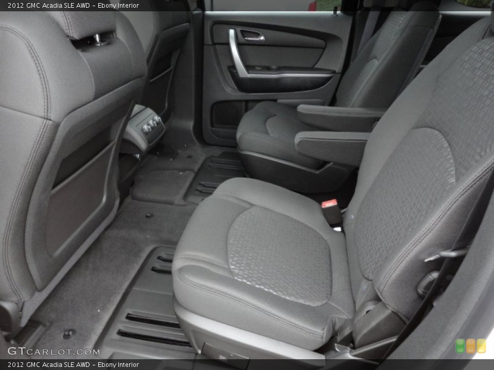 Ebony Interior Photo for the 2012 GMC Acadia SLE AWD #53849856