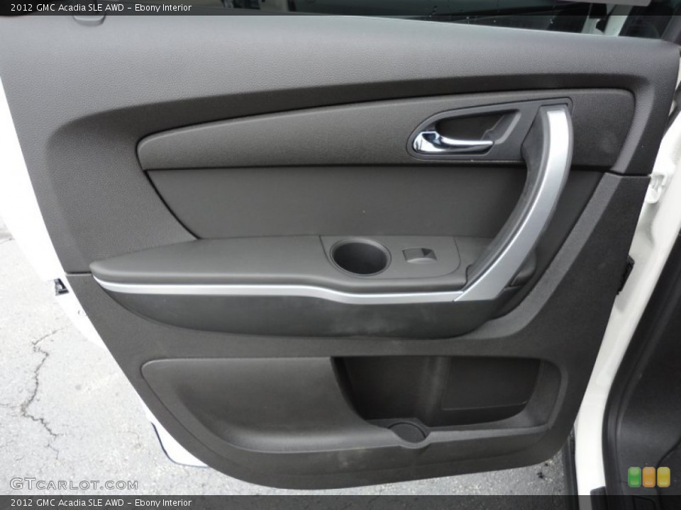 Ebony Interior Door Panel for the 2012 GMC Acadia SLE AWD #53849865