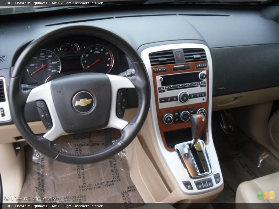 Light Cashmere Interior Dashboard for the 2008 Chevrolet Equinox LT AWD #53849982