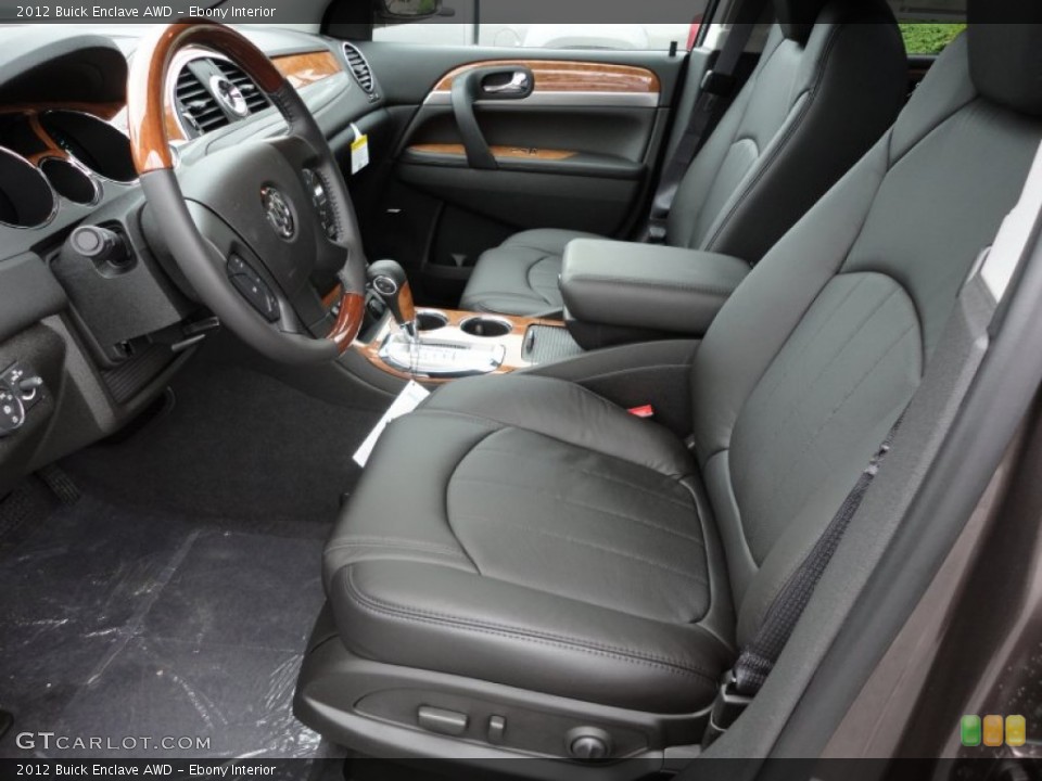 Ebony Interior Photo for the 2012 Buick Enclave AWD #53850003