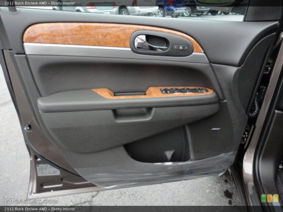 Ebony Interior Door Panel for the 2012 Buick Enclave AWD #53850030