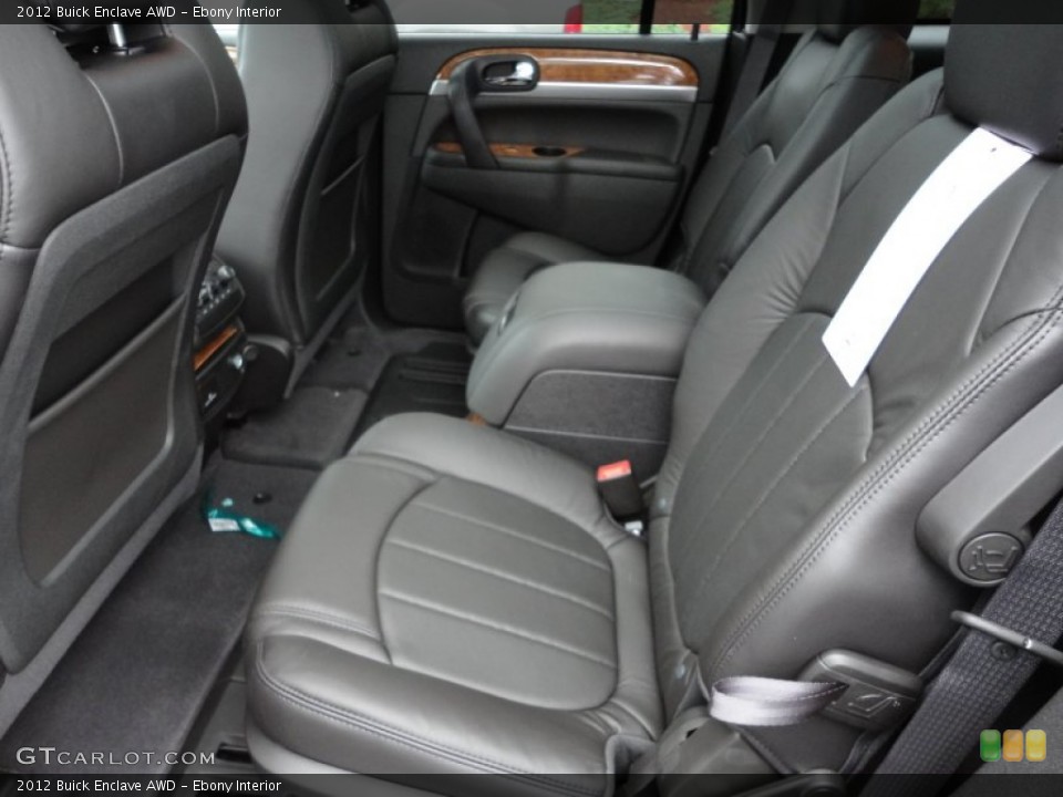 Ebony Interior Photo for the 2012 Buick Enclave AWD #53850039