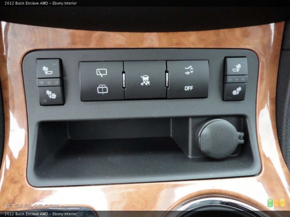 Ebony Interior Controls for the 2012 Buick Enclave AWD #53850069