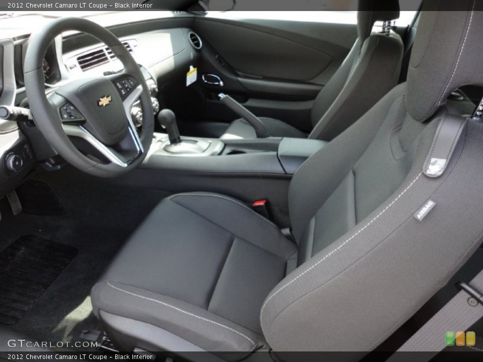 Black Interior Photo for the 2012 Chevrolet Camaro LT Coupe #53851662