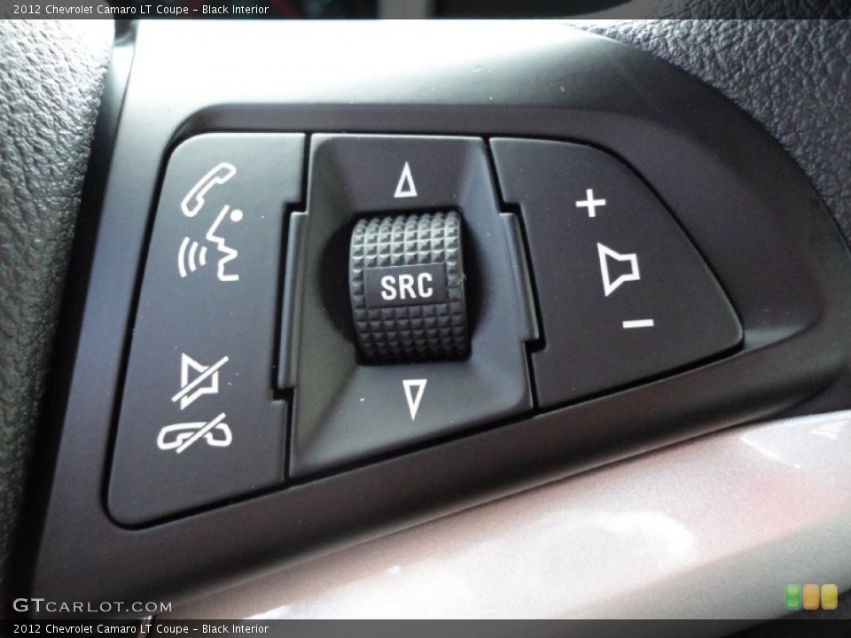 Black Interior Controls for the 2012 Chevrolet Camaro LT Coupe #53851675