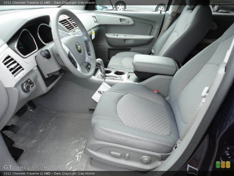 Dark Gray/Light Gray Interior Photo for the 2012 Chevrolet Traverse LS AWD #53851839