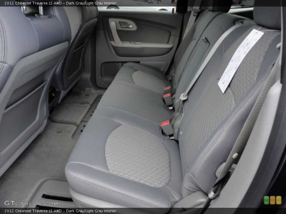 Dark Gray/Light Gray Interior Photo for the 2012 Chevrolet Traverse LS AWD #53851866