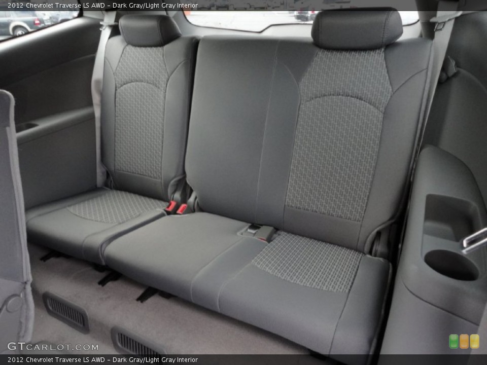 Dark Gray/Light Gray Interior Photo for the 2012 Chevrolet Traverse LS AWD #53851875