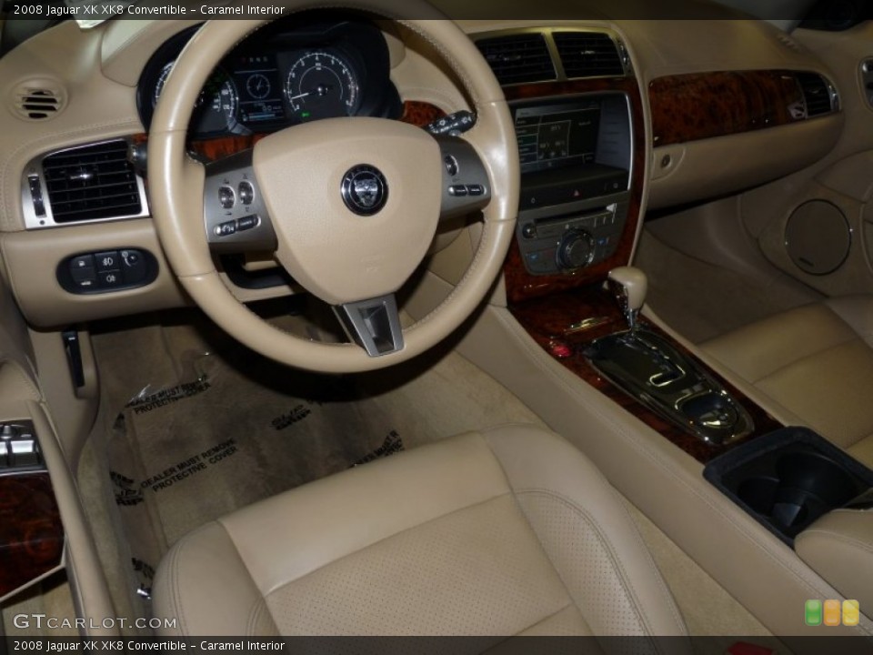 Caramel Interior Dashboard for the 2008 Jaguar XK XK8 Convertible #53852744