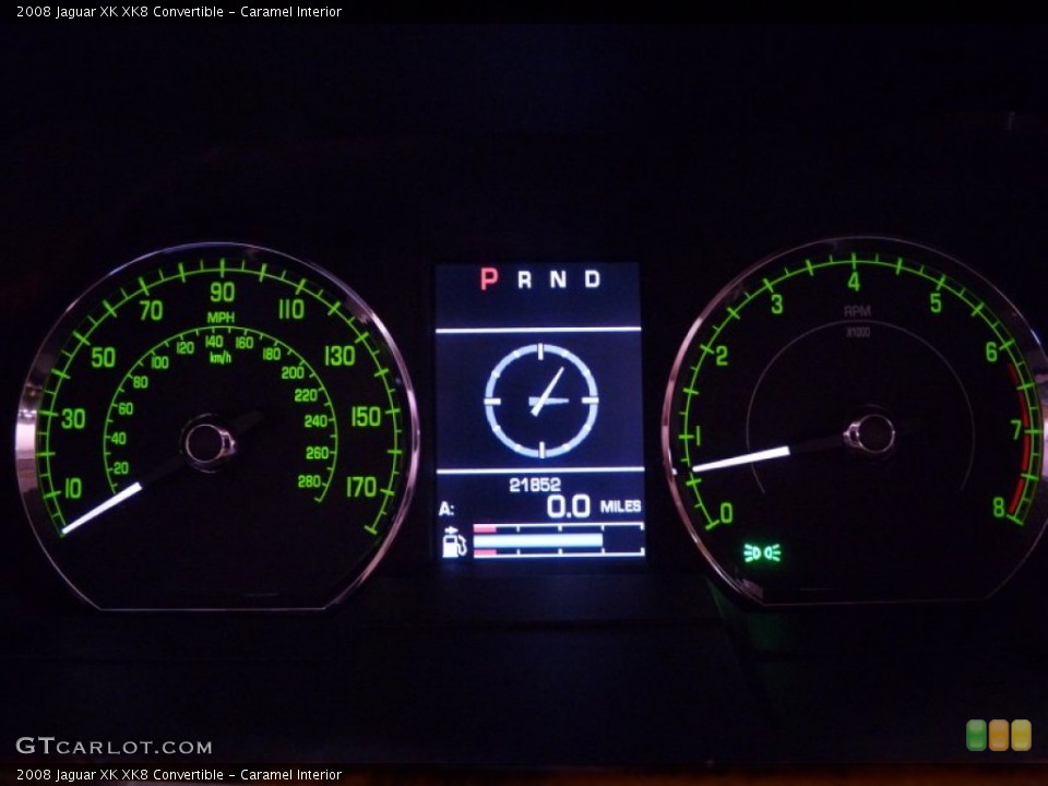 Caramel Interior Gauges for the 2008 Jaguar XK XK8 Convertible #53852865