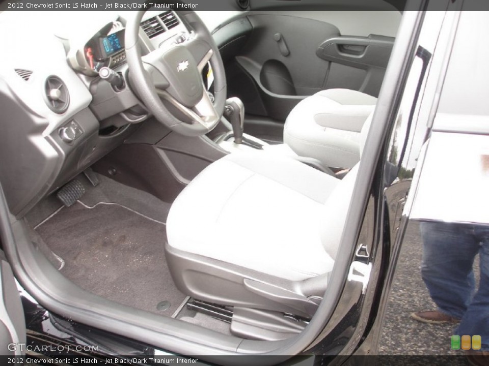 Jet Black/Dark Titanium Interior Photo for the 2012 Chevrolet Sonic LS Hatch #53853459