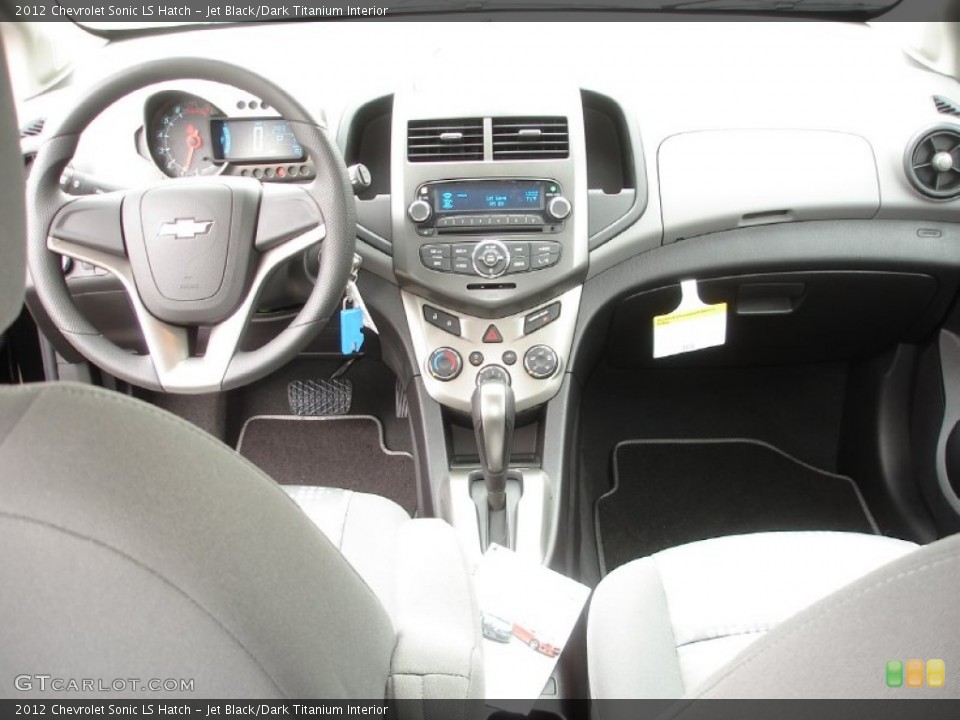 Jet Black/Dark Titanium Interior Dashboard for the 2012 Chevrolet Sonic LS Hatch #53853477