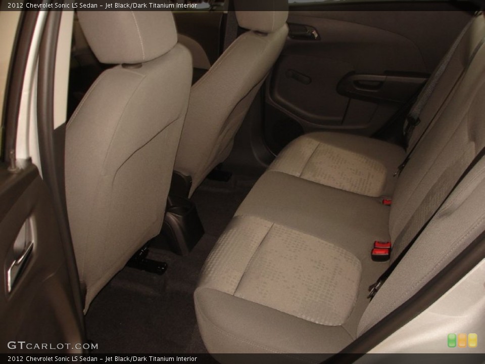 Jet Black/Dark Titanium Interior Photo for the 2012 Chevrolet Sonic LS Sedan #53853543