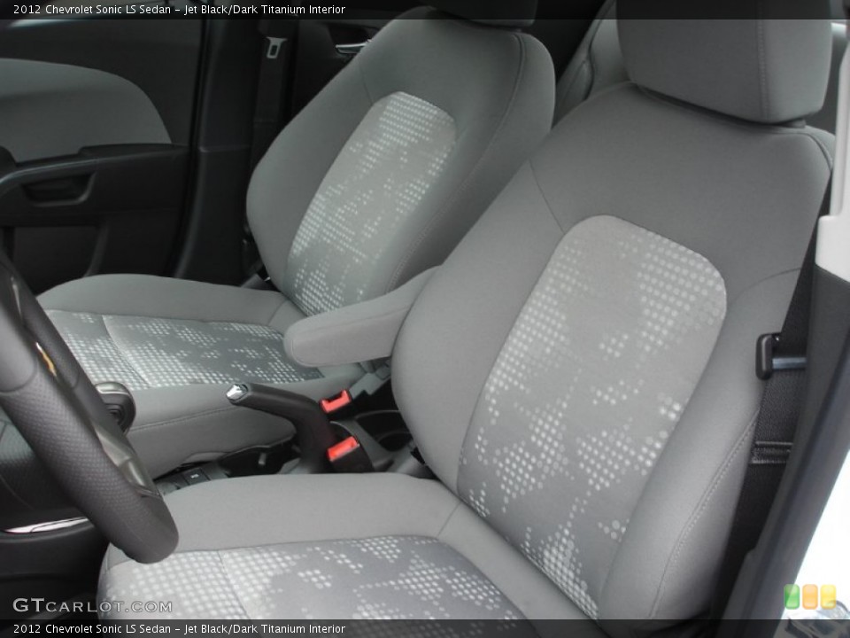 Jet Black/Dark Titanium Interior Photo for the 2012 Chevrolet Sonic LS Sedan #53853687