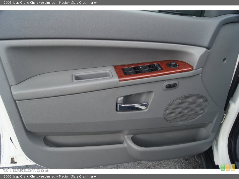 Medium Slate Gray Interior Door Panel for the 2005 Jeep Grand Cherokee Limited #53855058