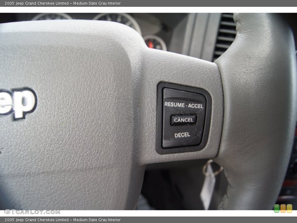 Medium Slate Gray Interior Controls for the 2005 Jeep Grand Cherokee Limited #53855106