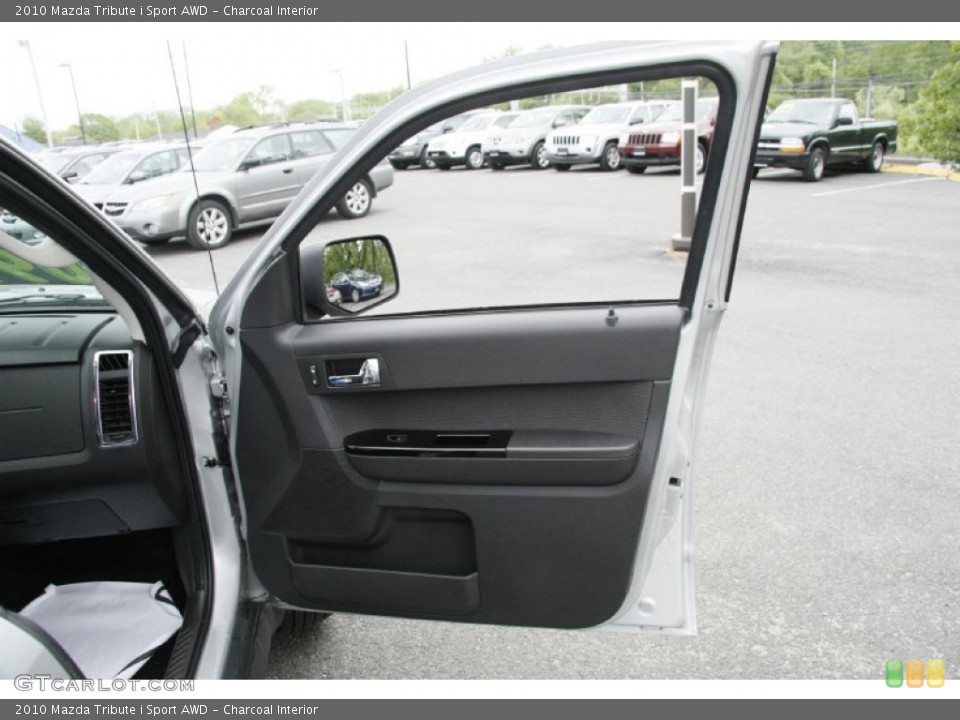 Charcoal Interior Door Panel for the 2010 Mazda Tribute i Sport AWD #53855226