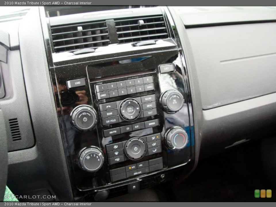 Charcoal Interior Controls for the 2010 Mazda Tribute i Sport AWD #53855238