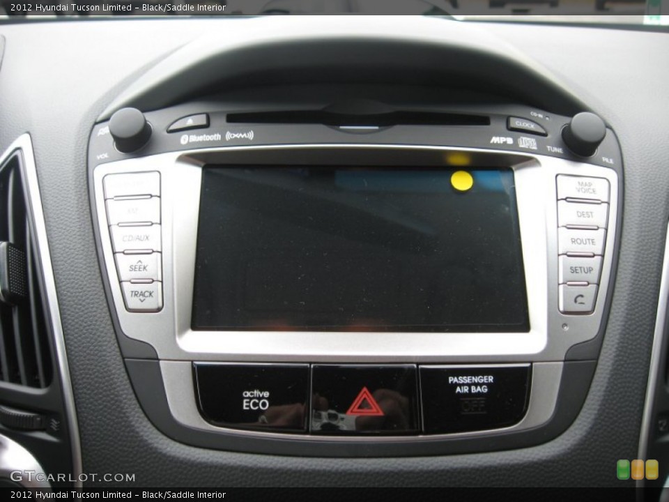 Black/Saddle Interior Controls for the 2012 Hyundai Tucson Limited #53855334