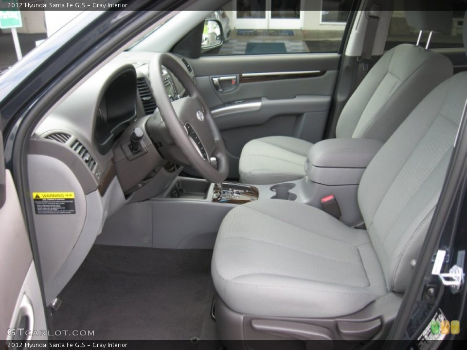 Gray Interior Photo for the 2012 Hyundai Santa Fe GLS #53855388