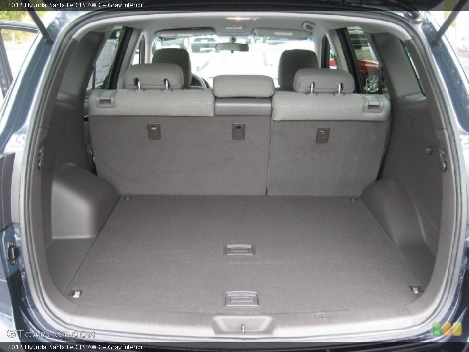Gray Interior Trunk for the 2012 Hyundai Santa Fe GLS AWD #53855469