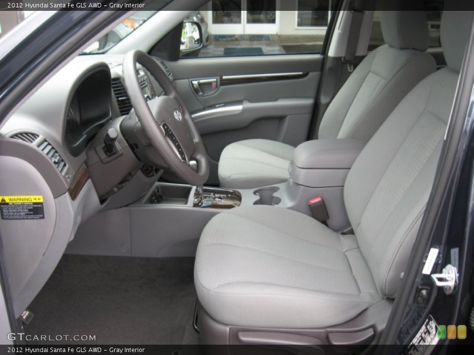 Gray Interior Photo for the 2012 Hyundai Santa Fe GLS AWD #53855475