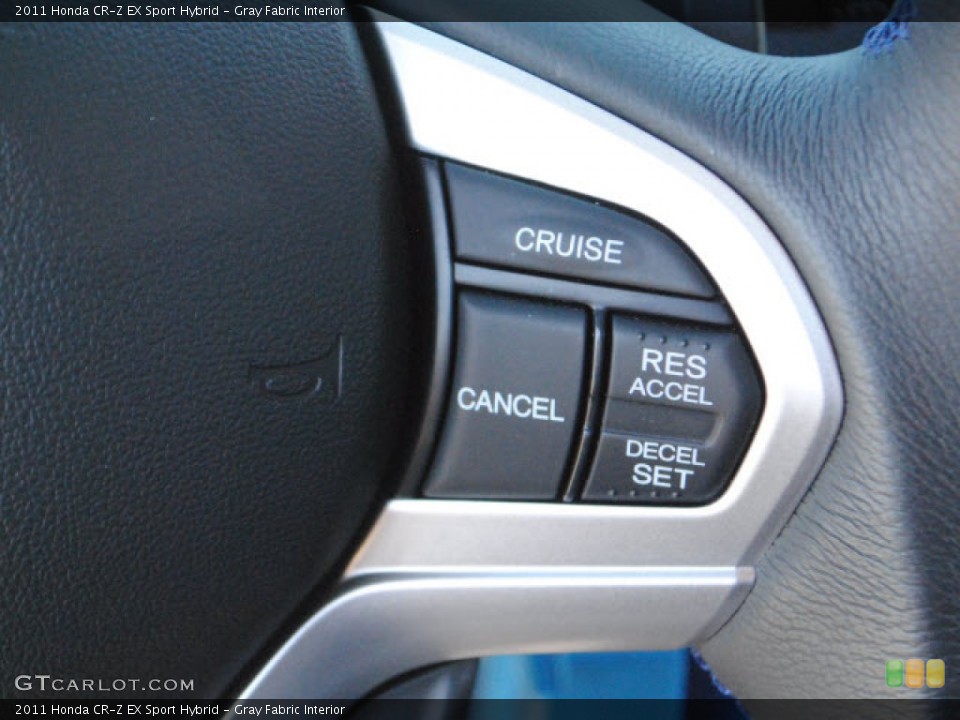 Gray Fabric Interior Controls for the 2011 Honda CR-Z EX Sport Hybrid #53859487
