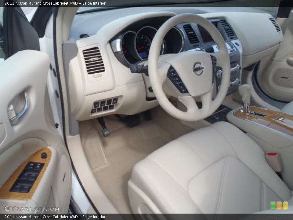 Beige Interior Photo for the 2011 Nissan Murano CrossCabriolet AWD #53860870