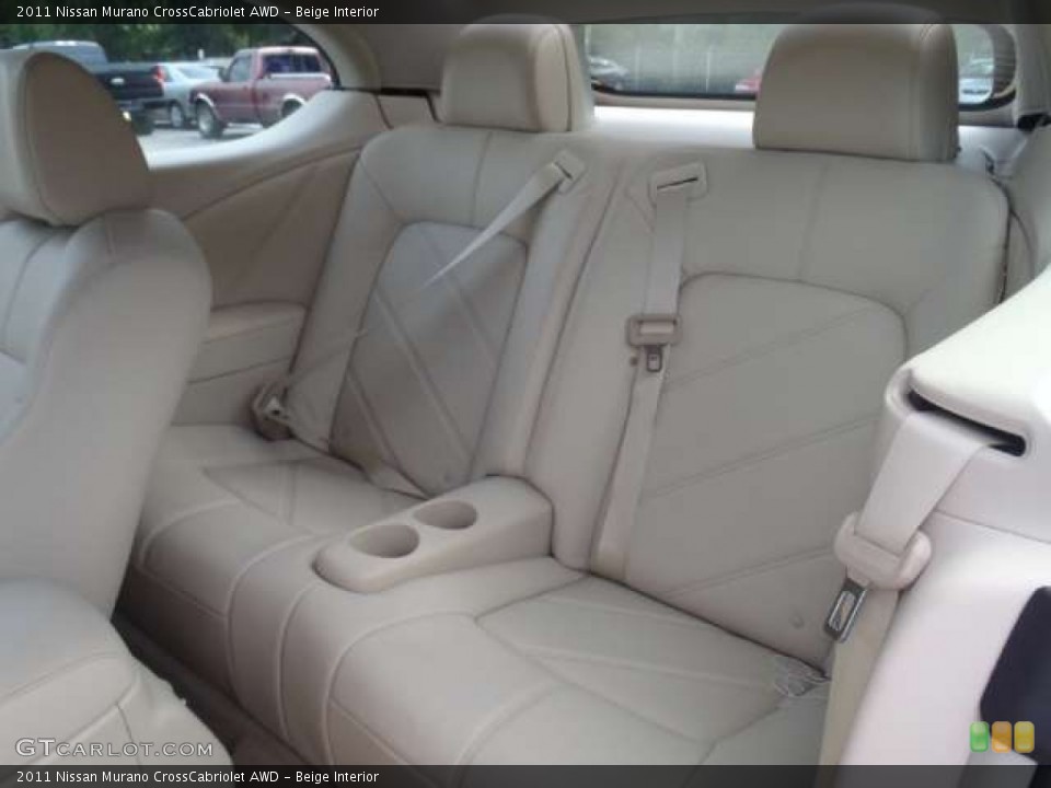 Beige Interior Photo for the 2011 Nissan Murano CrossCabriolet AWD #53860921