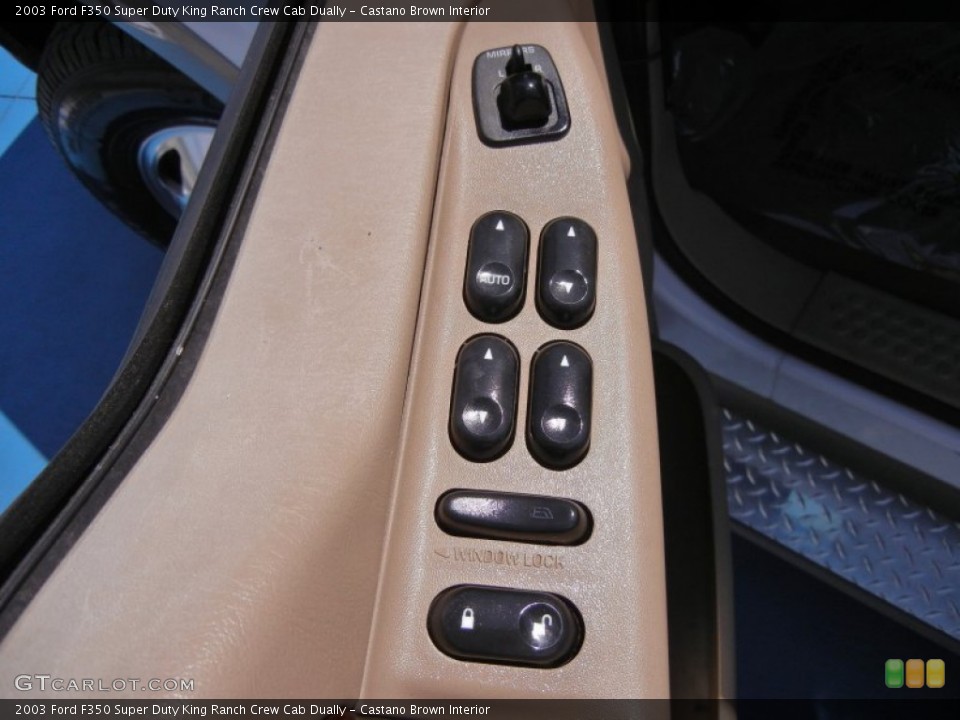 Castano Brown Interior Controls for the 2003 Ford F350 Super Duty King Ranch Crew Cab Dually #53861282