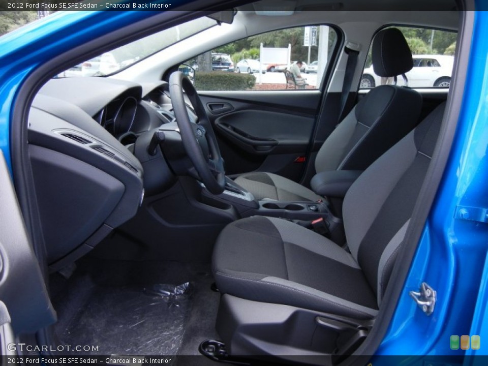 Charcoal Black Interior Photo for the 2012 Ford Focus SE SFE Sedan #53861704