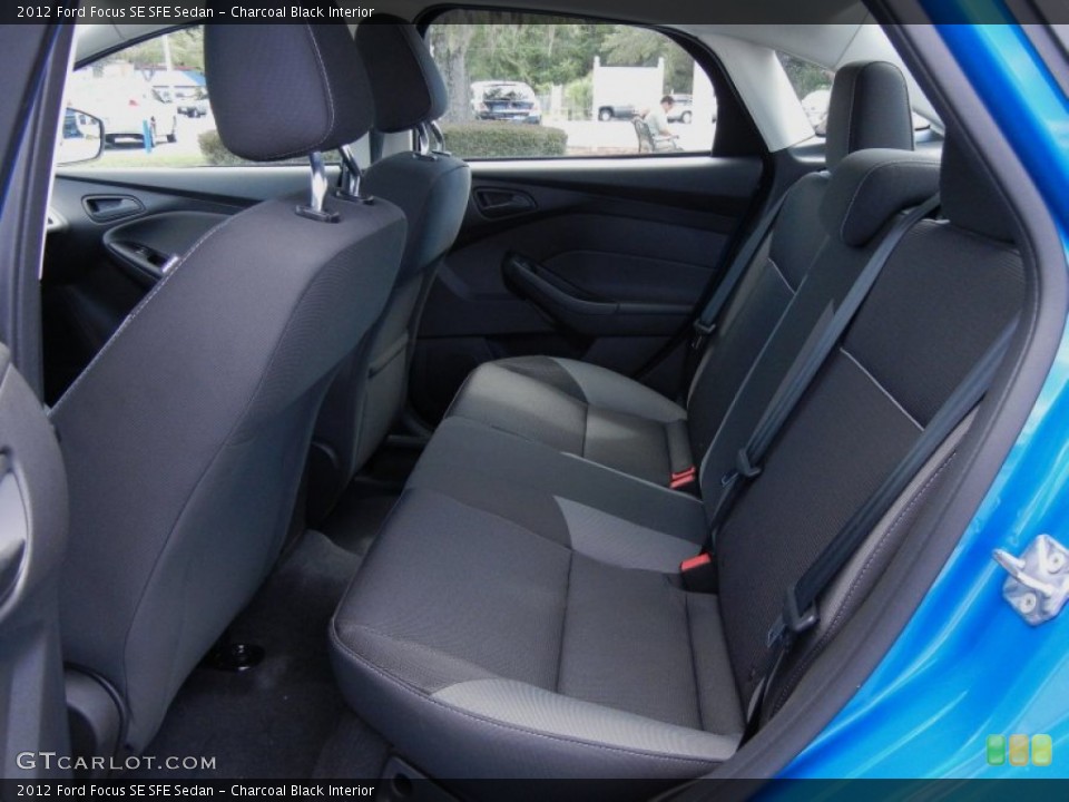 Charcoal Black Interior Photo for the 2012 Ford Focus SE SFE Sedan #53861715