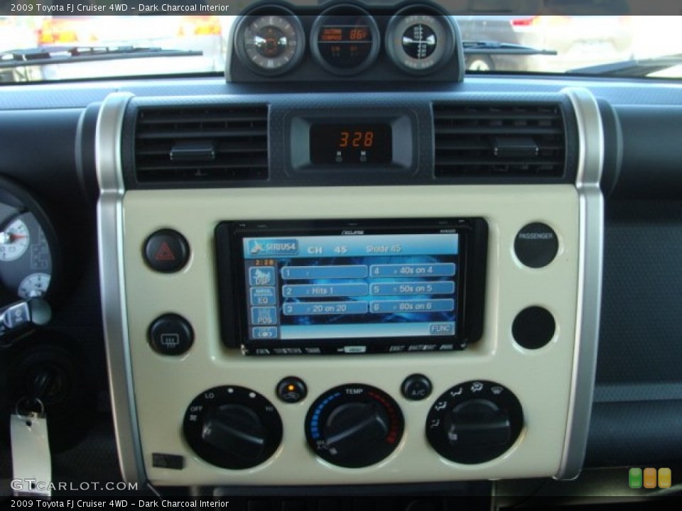 Dark Charcoal Interior Controls for the 2009 Toyota FJ Cruiser 4WD #53863414