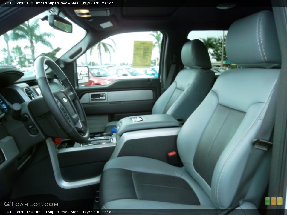 Steel Gray/Black Interior Photo for the 2011 Ford F150 Limited SuperCrew #53864641