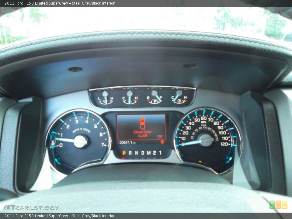 Steel Gray/Black Interior Gauges for the 2011 Ford F150 Limited SuperCrew #53864776