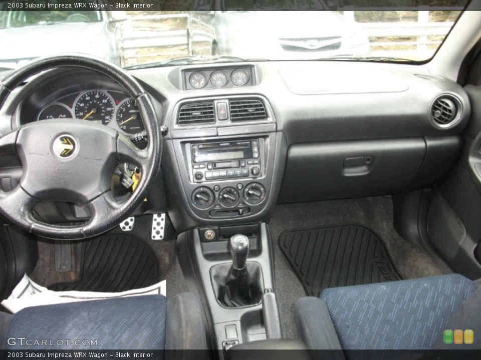Black Interior Dashboard for the 2003 Subaru Impreza WRX Wagon #53864908