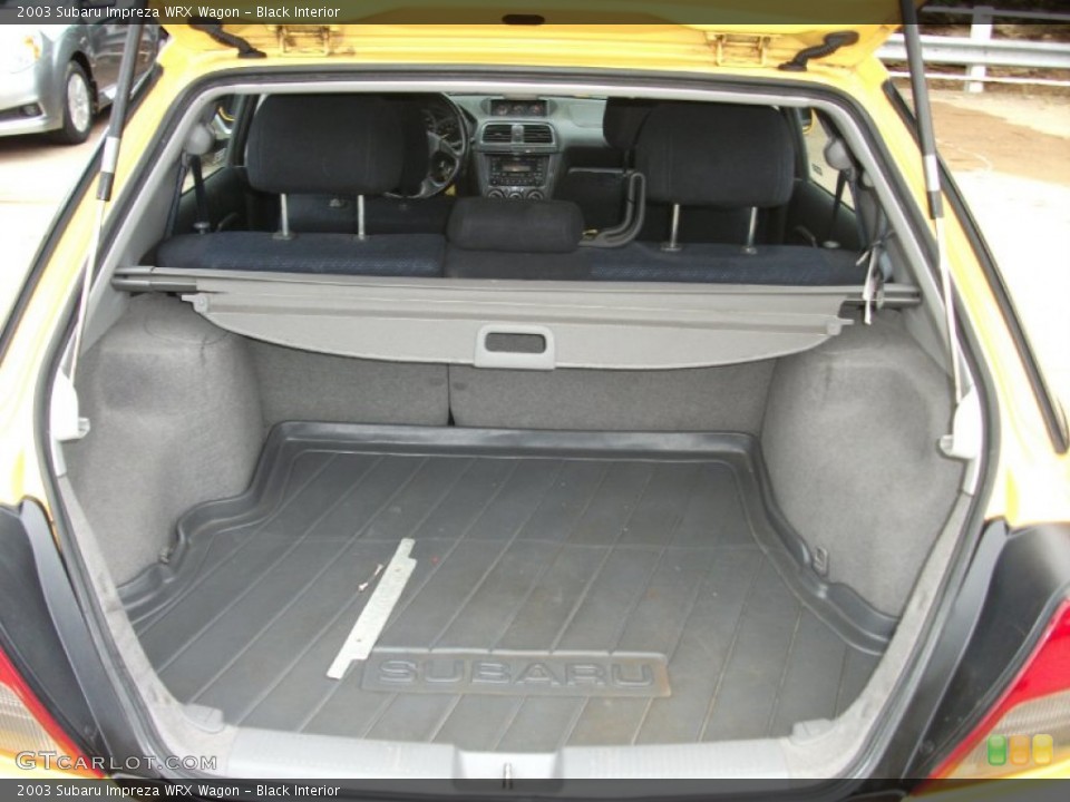 Black Interior Trunk for the 2003 Subaru Impreza WRX Wagon #53864917