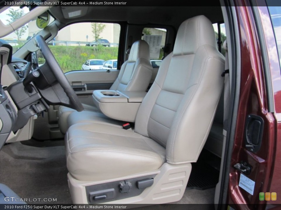 Medium Stone Interior Photo for the 2010 Ford F250 Super Duty XLT SuperCab 4x4 #53865439