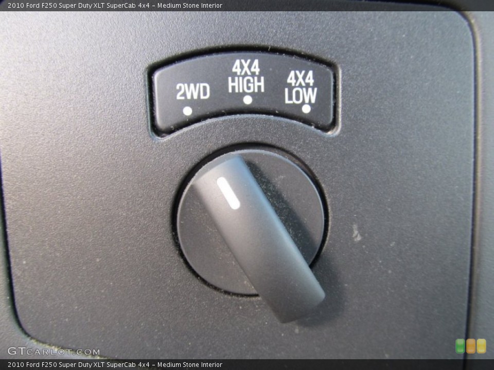 Medium Stone Interior Controls for the 2010 Ford F250 Super Duty XLT SuperCab 4x4 #53865478