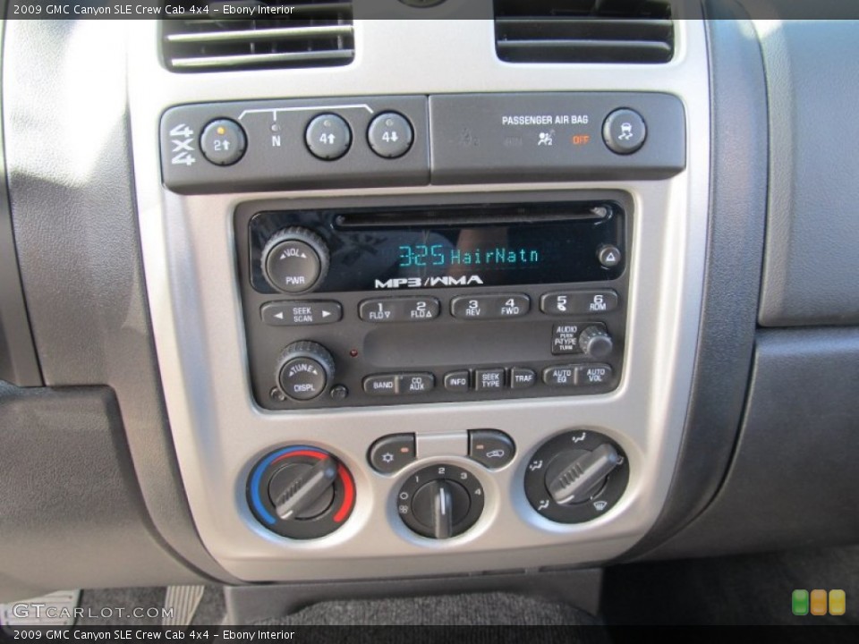 Ebony Interior Audio System for the 2009 GMC Canyon SLE Crew Cab 4x4 #53865751