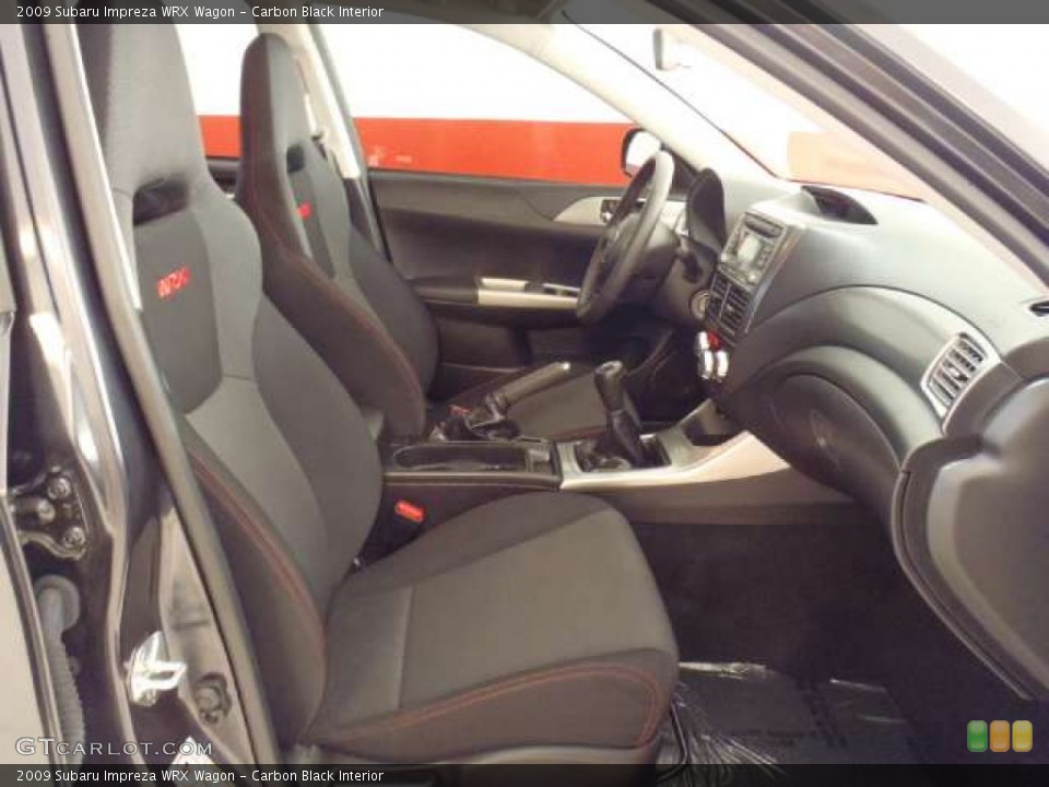Carbon Black Interior Photo for the 2009 Subaru Impreza WRX Wagon #53866060