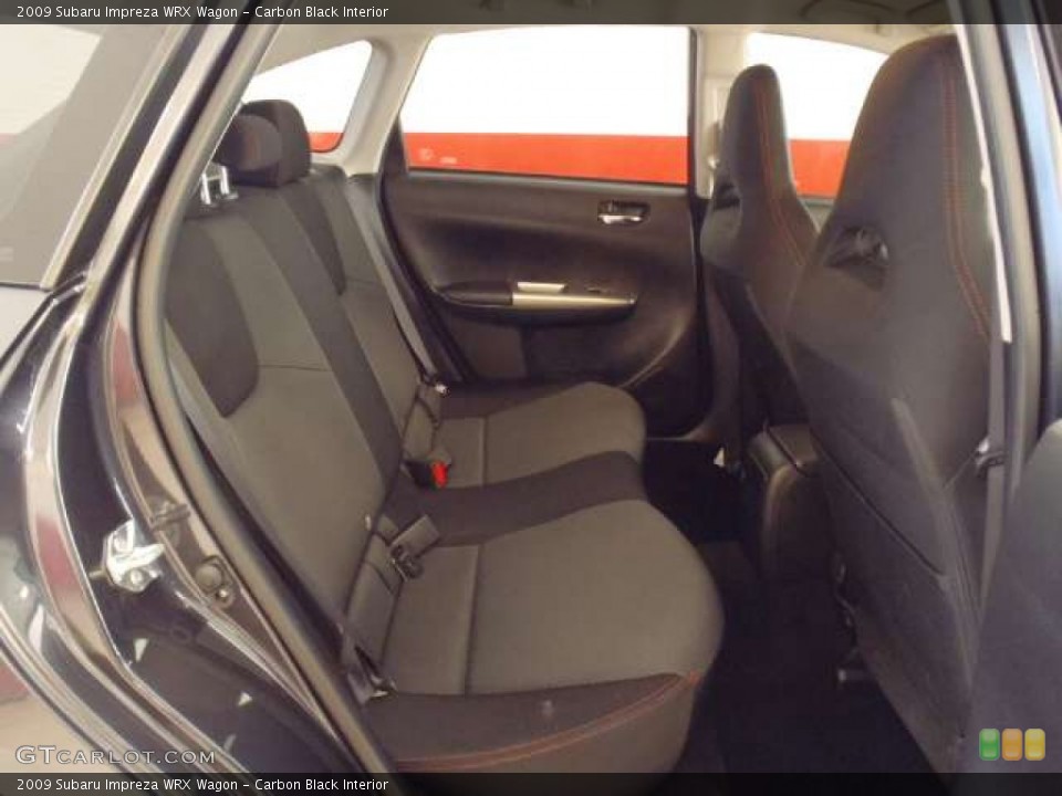 Carbon Black Interior Photo for the 2009 Subaru Impreza WRX Wagon #53866081