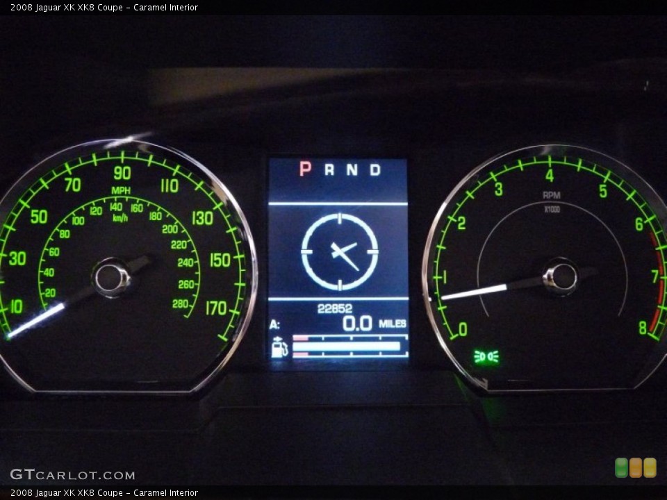 Caramel Interior Gauges for the 2008 Jaguar XK XK8 Coupe #53866714