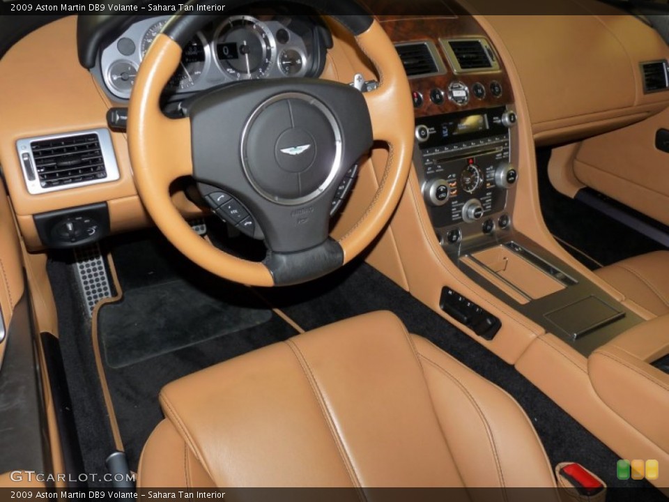 Sahara Tan Interior Dashboard for the 2009 Aston Martin DB9 Volante #53866936