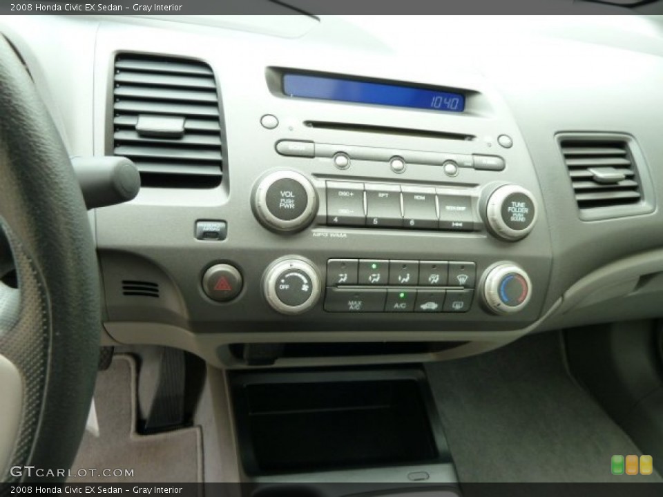 Gray Interior Controls for the 2008 Honda Civic EX Sedan #53867737