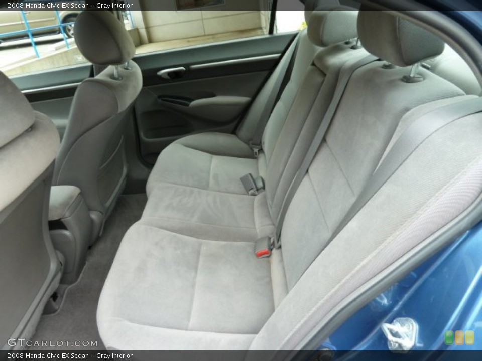 Gray Interior Photo for the 2008 Honda Civic EX Sedan #53867767