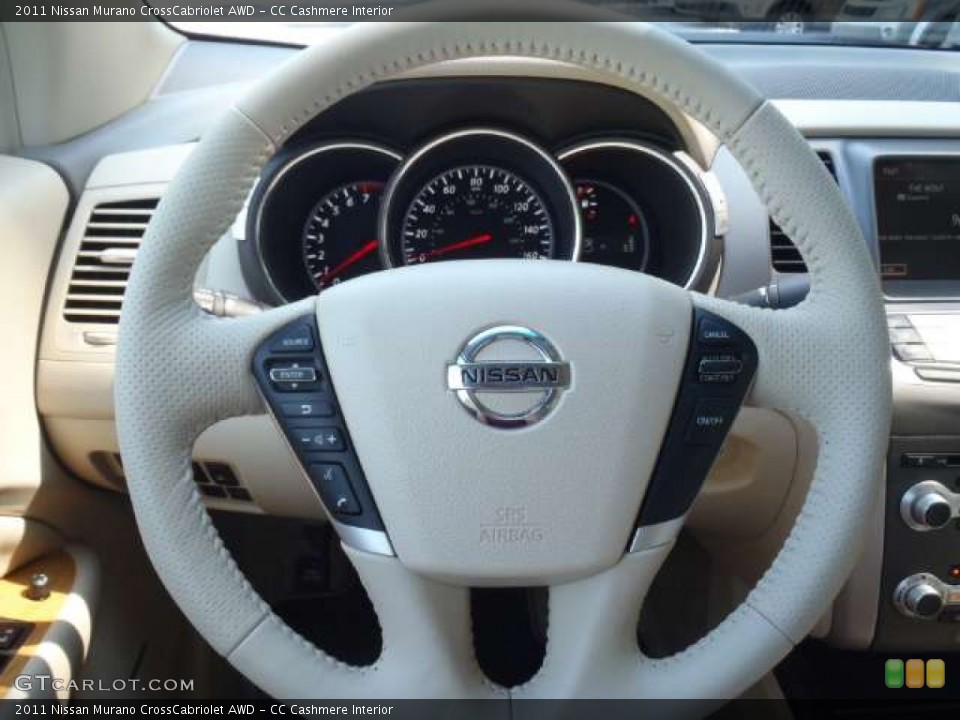 CC Cashmere Interior Steering Wheel for the 2011 Nissan Murano CrossCabriolet AWD #53869642