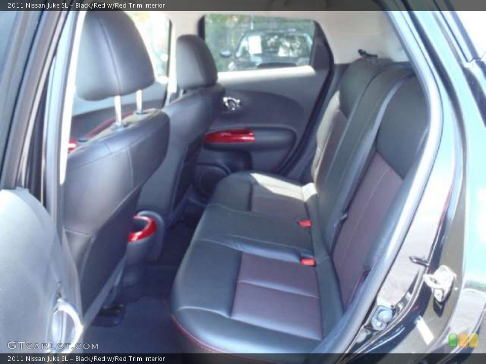 Black/Red w/Red Trim Interior Photo for the 2011 Nissan Juke SL #53869795