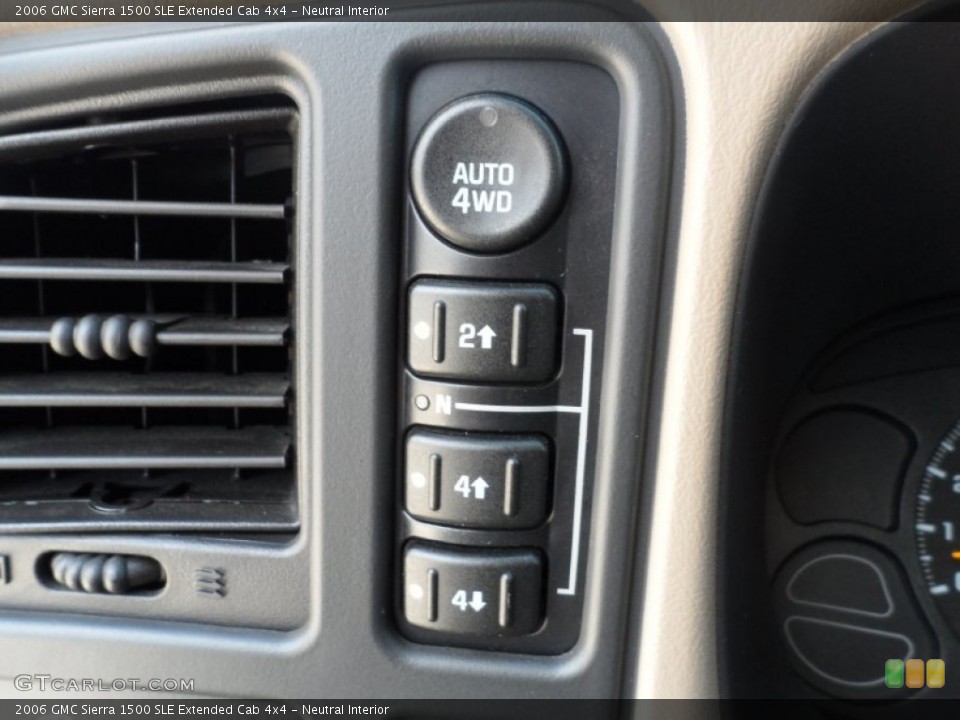 Neutral Interior Controls for the 2006 GMC Sierra 1500 SLE Extended Cab 4x4 #53869825